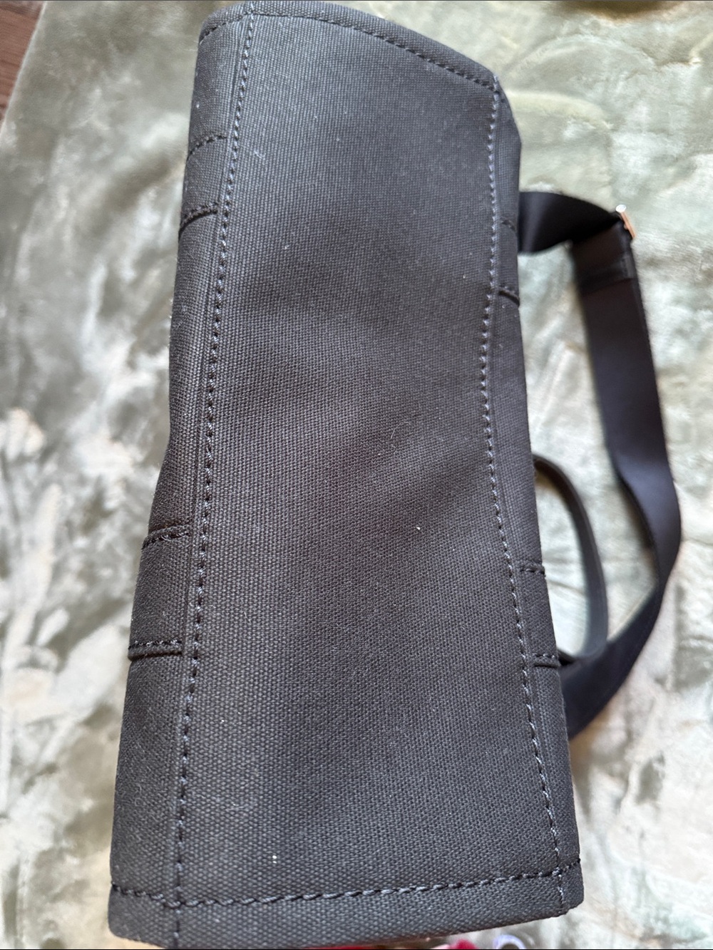 Marc Jacobs Black The Tote Bag Canvas Tote with Logo - Picture 13 of 14